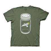 Firefly Caught In A Jar Green T-Shirt